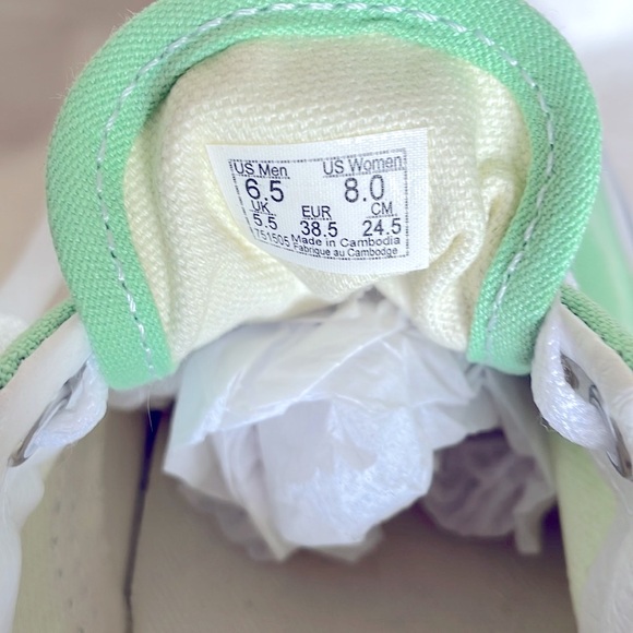 Vans Unisex Canvas Era Mint Green Sneakers - Picture 8 of 8